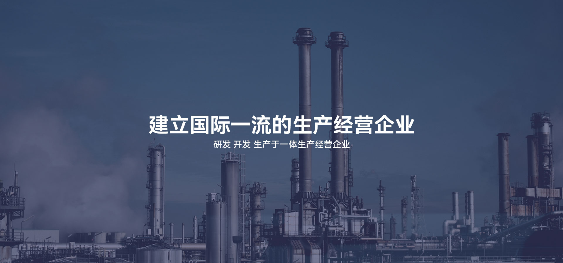 建立研發、開發、生產于一體的生產經營企業